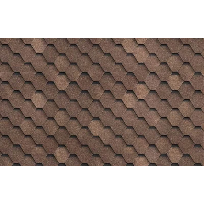 Гибкая черепица Технониколь Шинглас Самба Янтарь