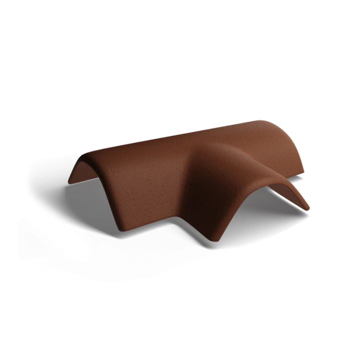 Т-образная черепица Classic Коричневый Kriastak